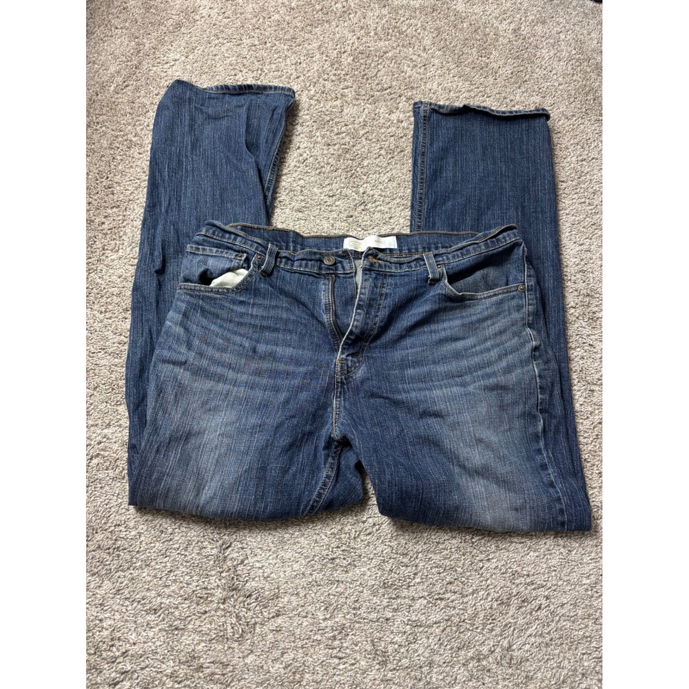 Signature by Levi Strauss Gold Label Mens Bootcut Jeans Medium Wash Blue Denim